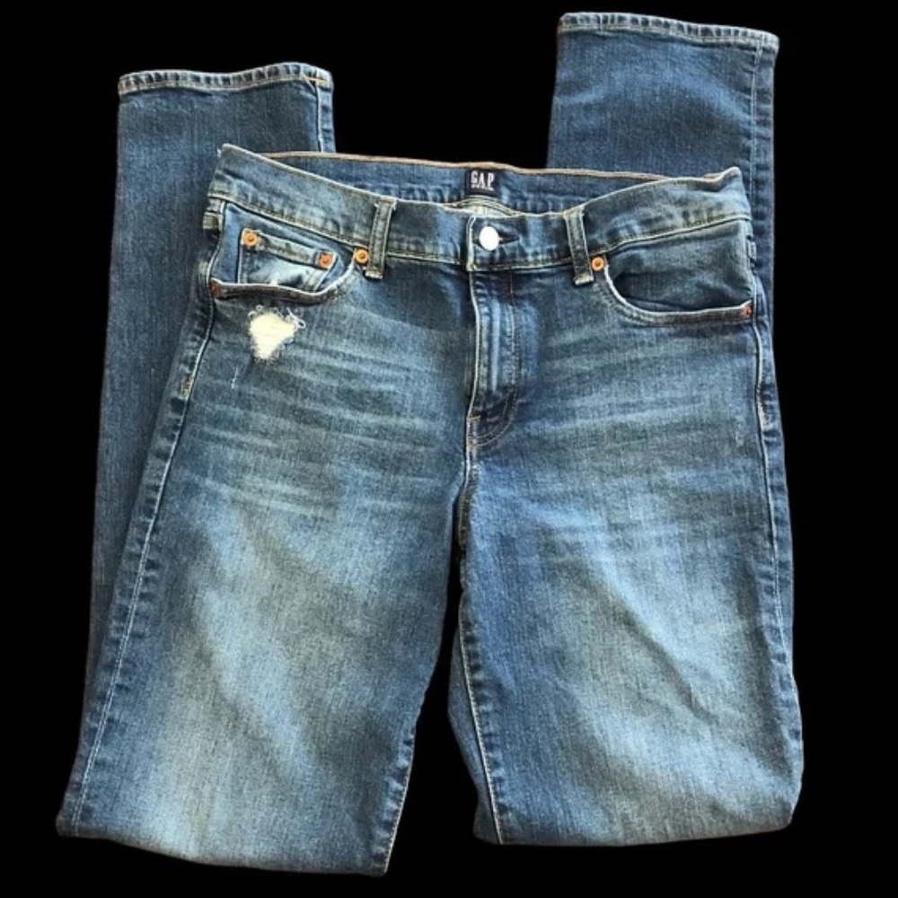 GAP Real Straight Denim Jeans Size 30 Tall